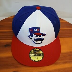 Oklahoma City 89ers Fitted Hat Cap 7 1/4 New Era 59FIFTY MiLB Baseball 2024